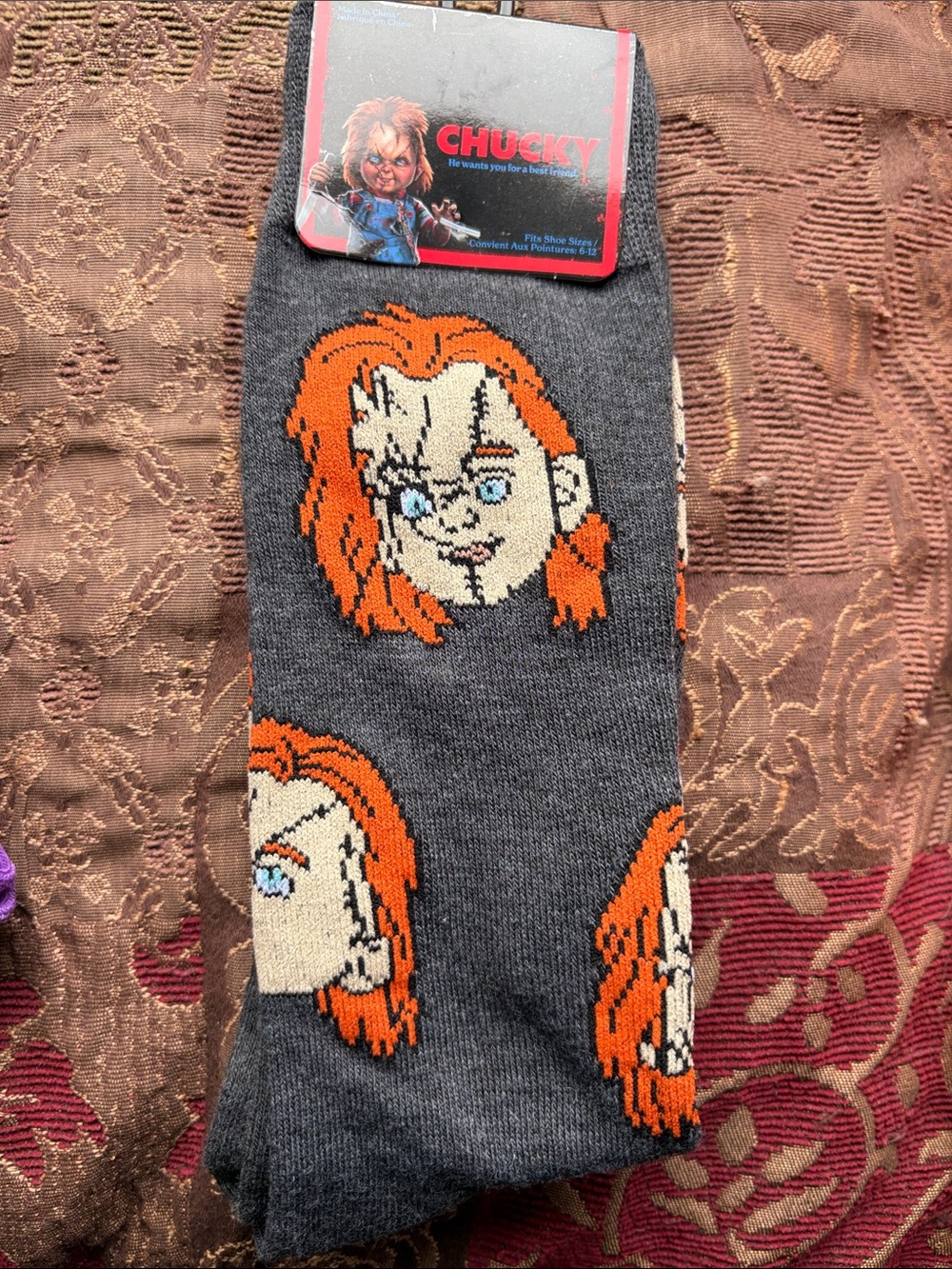 HALLOWEEN socks-nightmare before Christmas,chucky, beetlejuice, nightmare on elm - Picture 3 of 5